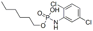 hexyl 2,5-dichlorophenylphosphoroamidate Structural