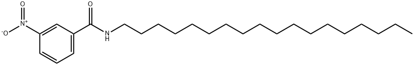 M-NITRO-N-OCTADECYLBENZAMIDE Structural