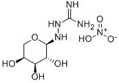 N1-ALPHA-L-ARABINOPYRANOSYLAMINOGUANIDINE HNO3 Structural