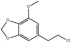 6-(2-CHLORO-ETHYL)-4-METHOXY-BENZO[1,3]DIOXOLE Structural