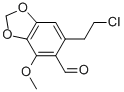 6-(2-CHLORO-ETHYL)-4-METHOXY-BENZO[1,3]DIOXOLE-5-CARBALDEHYDE Structural