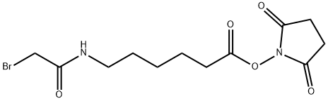Succinimidyl-6-(bromoacetamido)caproate Structural