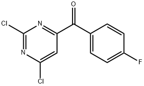 (2,6-DICHLOROPYRIMIDIN-4-YL)-(4-FLUOROPHENYL)METHANONE