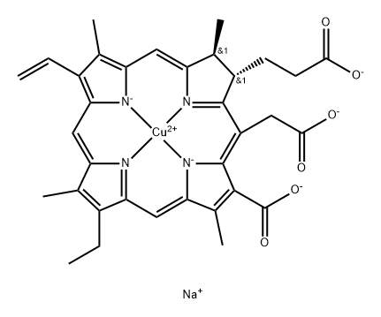 Chlorophyllin Structural