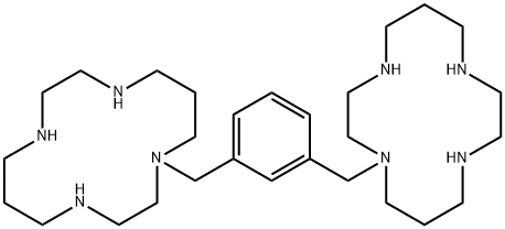 1,1'-[1,3-PHENYLENEBIS-(METHYLENE)]-BIS-(1,4,8,11-TETRAAZACYCLOTETRADECANE) OCTAHYDROCHLORIDE Structural