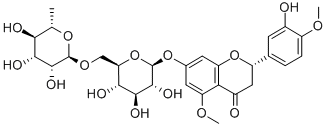 5,7-Dihydroxy-3',4'-Dimethoxyflavanone 7-O-α-L-,(S)-7-[[6-O-(6-Deoxy-α-L-mannopyranosyl)-β-D-glucopyranosyl]oxy]-5-hydroxy-3',4'-dimethoxyflavanone