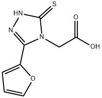 (3-FURAN-2-YL-5-THIOXO-1,5-DIHYDRO-[1,2,4]TRIAZOL-4-YL)-ACETIC ACID Structural