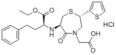 Temocapril hydrochloride Structural