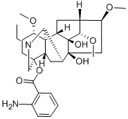 N-deacetyllappaconitine Structural