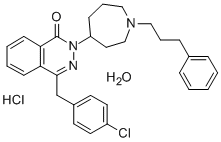 1(2H)-Phthalazinone, 4-((4-chlorophenyl)methyl)-2-(hexahydro-1-(3-phen ylpropyl)-1H-azepin-4-yl)-, hydrochloride, hydrate (1:1:1)