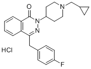 1(2H)-Phthalazinone, 2-(1-(cyclopropylmethyl)-4-piperidinyl)-4-((4-flu orophenyl)methyl)-, monohydrochloride