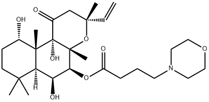 FORSKOLIN, 7BETA-DEACETYL-7BETA-[GAMMA-(MORPHOLINO) BUTYRYL]-, HYDROCHLORIDE