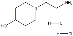 1-(2-AMINOETHYL)-4-PIPERIDINOL 2HCL Structural