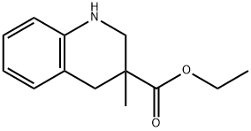 Ethyl 3-methyl-1,2,3,4-tetrahydro-3-quinolinecarboxylate Structural
