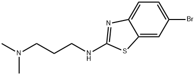 N'-(6-Bromo-1,3-benzothiazol-2-yl)-N,N-dimethylpropane-1,3-diamine Structural