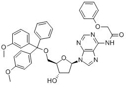 2'-Deoxy-5'-O-DMT-N6-phenoxyacetyl-D-adenosine Structural