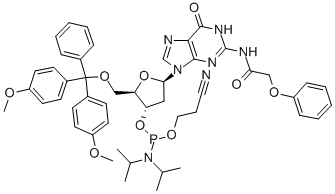 5'-DIMETHOXYTRITYL-N2-PHENOXYACETYL-2'-DEOXYGUANOSINE-3'-(2-CYANOETHYL-N,N-DIISOPROPYL)PHOSPHORAMIDITE