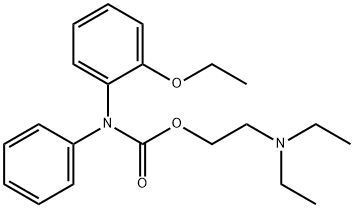 (o-Ethoxyphenyl)phenylcarbamic acid 2-(diethylamino)ethyl ester Structural