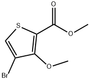 METHYL 4-BROMO-3-METHOXYTHIOPHENE-2-CARBOXYLATE Structural