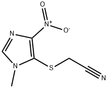 2-((1-Methyl-4-nitro-1H-imidazol-5-yl)thio)acetonitrile