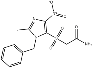 2-((2-Methyl-4-nitro-1-(phenylmethyl)-1H-imidazol-5-yl)sulfonyl)acetam ide