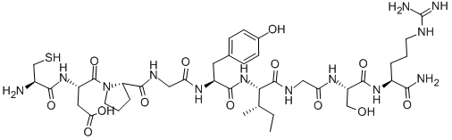 H-CYS-ASP-PRO-GLY-TYR-ILE-GLY-SER-ARG-NH2 Structural