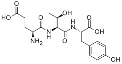 H-GLU-THR-TYR-OH Structural