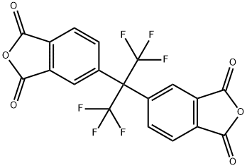 4,4'-(Hexafluoroisopropylidene)diphthalic anhydride Structural