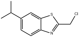 Benzothiazole, 2-(chloromethyl)-6-(1-methylethyl)- (9CI) Structural