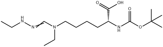 BOC-D-HOMOARG(ET)2-OH Structural