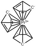 TRIS(CYCLOPENTADIENYL)PRASEODYMIUM Structural