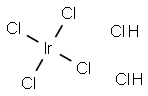 Chloroiridic acid Structural