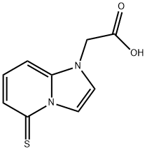 Imidazo[1,2-a]pyridine-1(5H)-acetic  acid,  5-thioxo- Structural