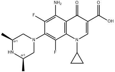 Sparfloxacin Structural