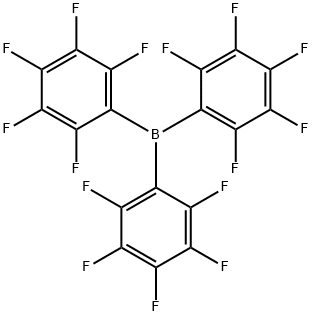 TRIS(PENTAFLUOROPHENYL)BORANE Structural Picture