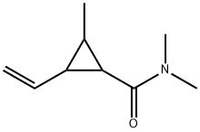 Cyclopropanecarboxamide, 2-ethenyl-N,N,3-trimethyl- (9CI) Structural
