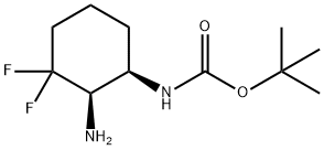 tert-butyl ((1R,2R)-2-aMino-3,3-difluorocyclohexyl)carbaMate
