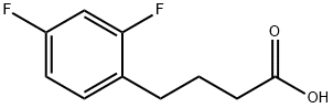 2,4-DIFLUOROPHENYLBUTYRIC ACID Structural