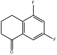 5,7-DIFLUORO-3,4-DIHYDRO-2H-NAPHTHALEN-1-ONE Structural