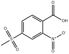 2-Nitro-4-methylsulfonylbenzoic acid Structural