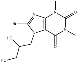 8-BROMO-7-(2,3-DIHYDROXYPROPYL)-1,3-DIMETHYL-2,3,6,7-TETRAHYDRO-1H-2,6-PURINEDIONE