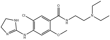 Benzamide, 5-chloro-N-(2-(diethylamino)ethyl)-4-((4,5-dihydro-1H-imida zol-2-yl)amino)-2-methoxy-