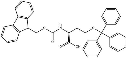 FMOC-HOMOSER(TRT)-OH Structural