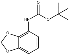 TERT-BUTYL 1,3-BENZODIOXOL-4-YLCARBAMATE Structural