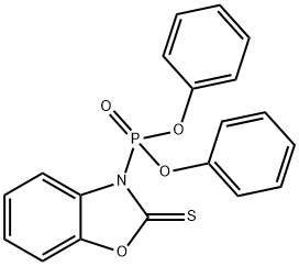 (2,3-DIHYDRO-2-THIOXO-3-BENZOXAZOLYL)PHOSPHONIC ACID DIPHENYL ESTER Structural