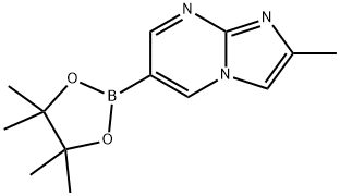 IMidazo[1,2-a]pyriMidine, 2-Methyl-6-(4,4,5,5-tetraMethyl-1,3,2-dioxaborolan-2-yl)- Structural