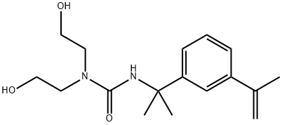 N,N-BIS(2-HYDROXYETHYL)-N'-(ALPHA,ALPHA-DIMETHYL-3-ISOPROPENYLBENZYL)UREA Structural