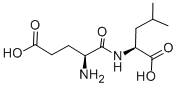 H-GLU-LEU-OH Structural