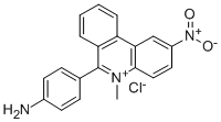 6-(p-Aminophenyl)-5-methyl-2-nitrophenanthridinium chloride Structural