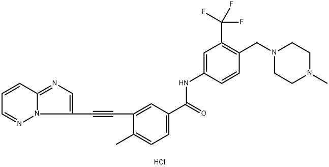 Ponatinib Hydrochloride Structural